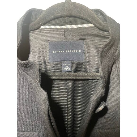 Banana Republic Stretch Wool Military Jacket - Picture 10 of 14